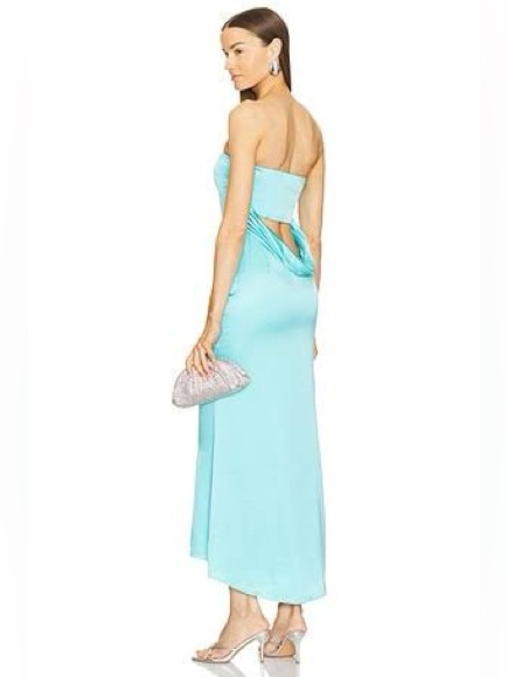 Revolve X Michael Costello Perla Dress - Aqua - XS - NWT
